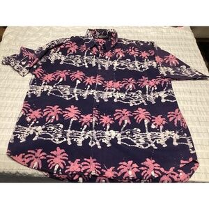 Men’s vintage Kapito abstract Hawaiian style shirt size large